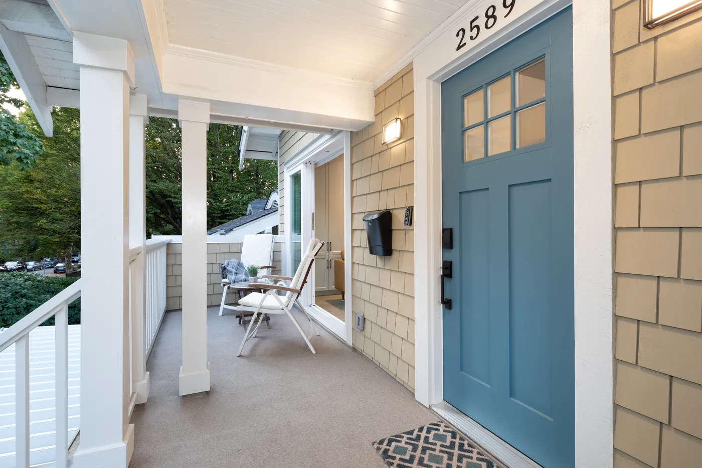 Renovated Kitsilano home entry by Venture Pacific